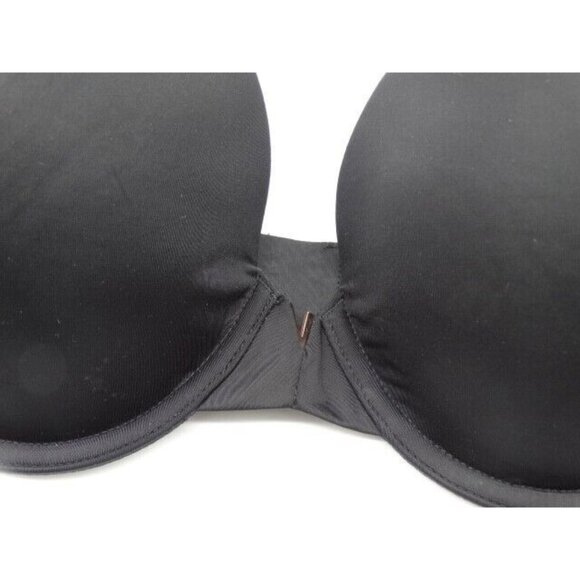Victoria's Secret Bra Size 32DD Lined Perfect Coverage Black Underwire - Picture 2 of 10